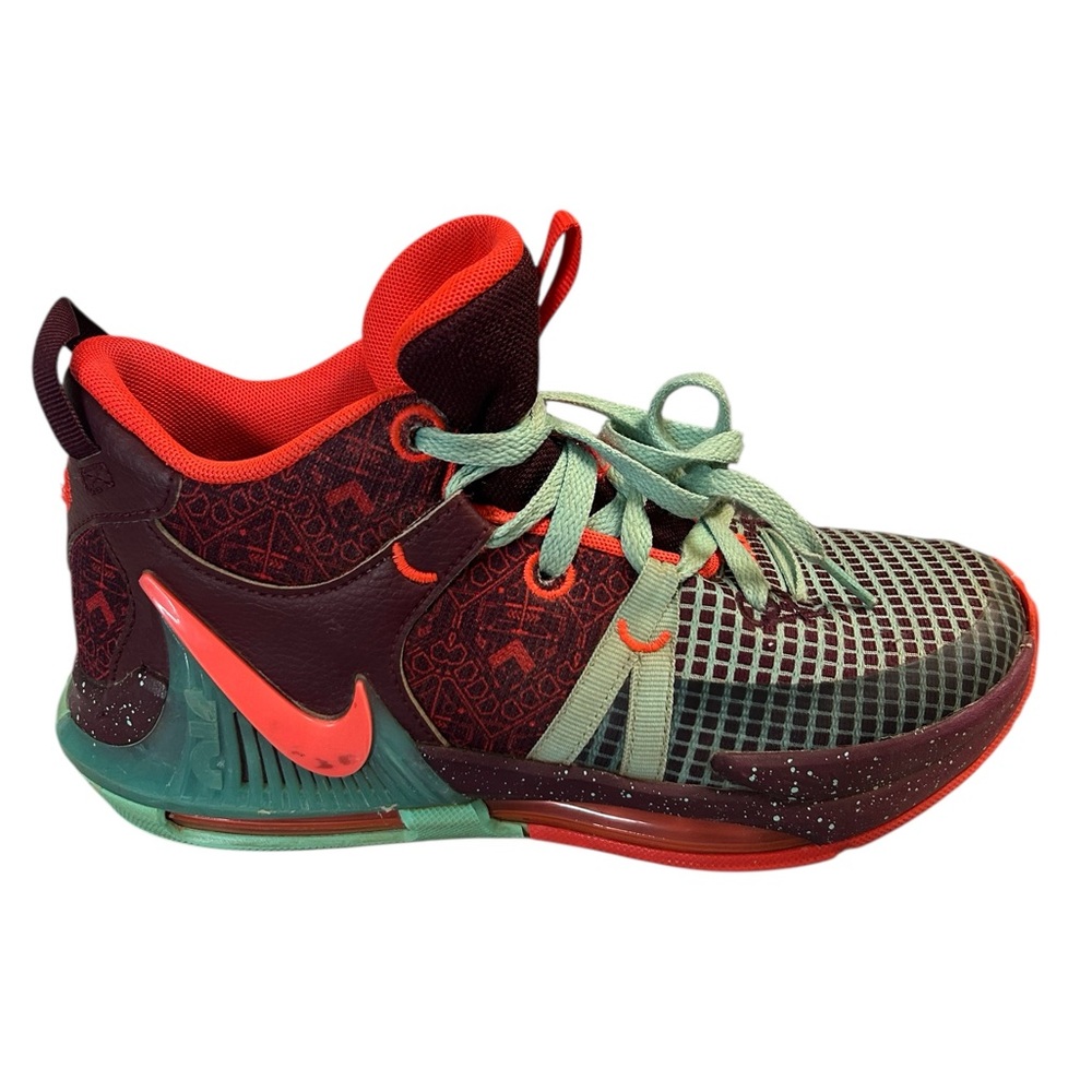 Nike Kids' Red and Green Sneakers